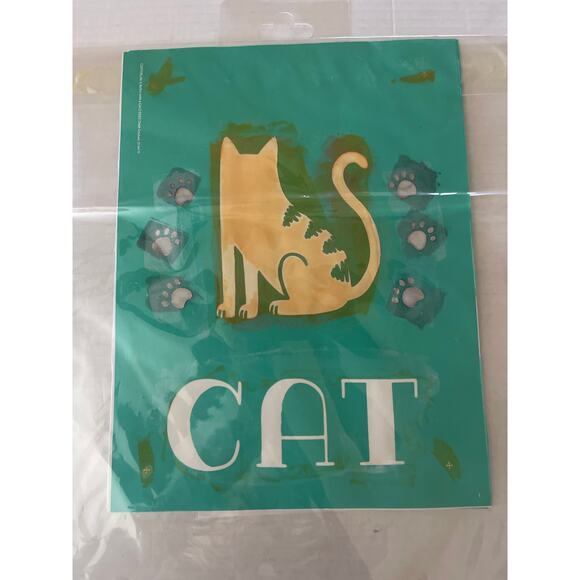 Life Is Better With A Cat Chalk Couture 12x18 Transfer - Picture 5 of 6